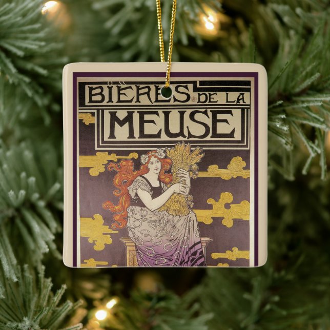 Biere de la Meuse by Marc Auguste Bastard Ceramic Ornament (Tree)