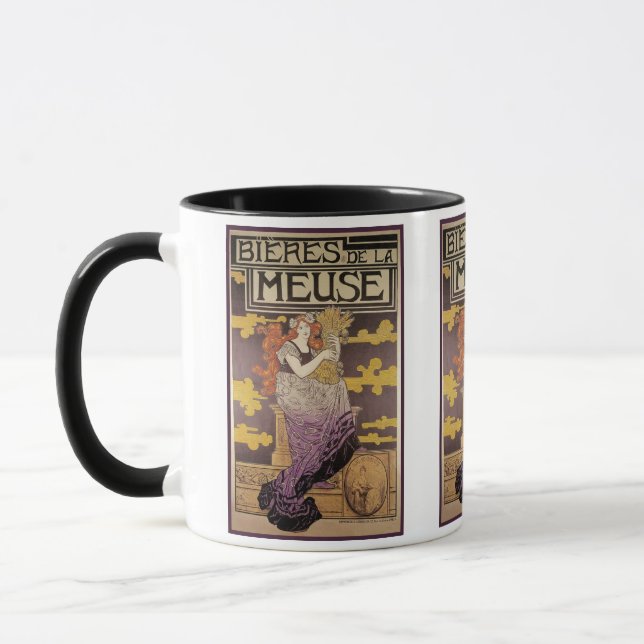 Biere de la Meuse by Marc Auguste Bastard Mug (Left)