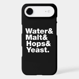 Bière = Eau & Malt & Hops & Yeast.