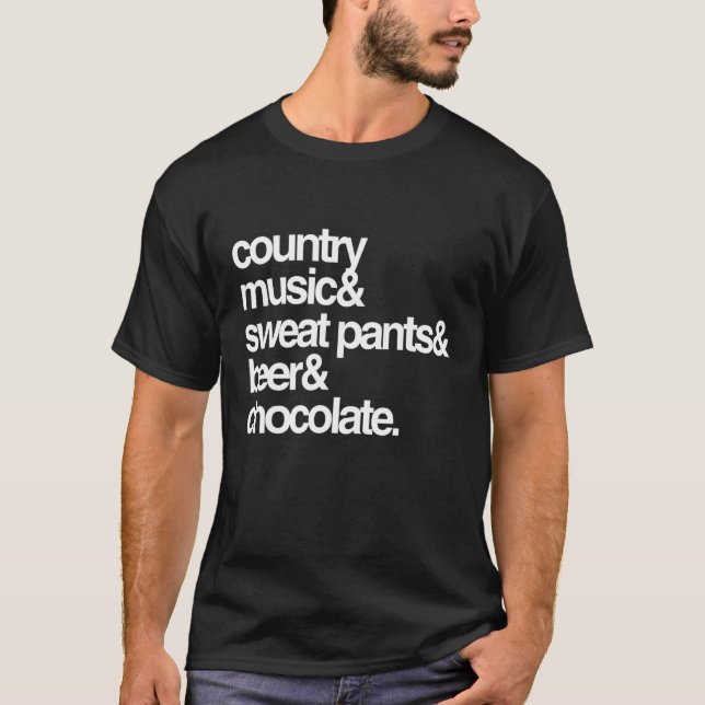Bière Et Chocolat De Pantalon De Sweat De Musique  (Devant)