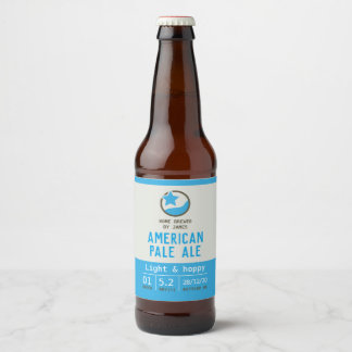 Bière étiquette pour la vente artisanale APA ou bo