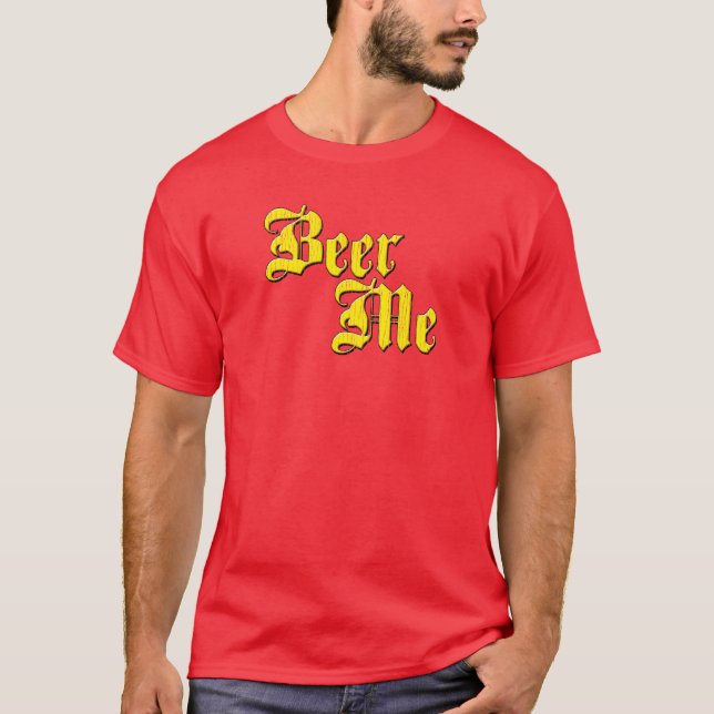 Bière je T-shirt drôle (Devant)