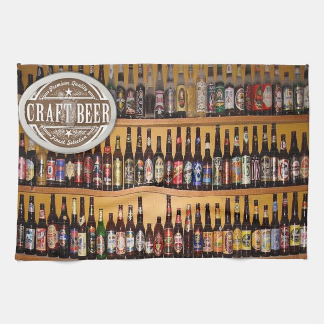 bières artisanales cuisine serviette (Horizontal)