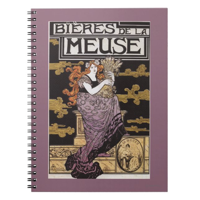 Bieres de la Meuse Promotional Poster Notebook (Front)