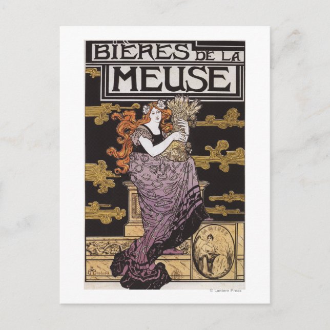 Bieres de la Meuse Promotional Poster Postcard (Front)