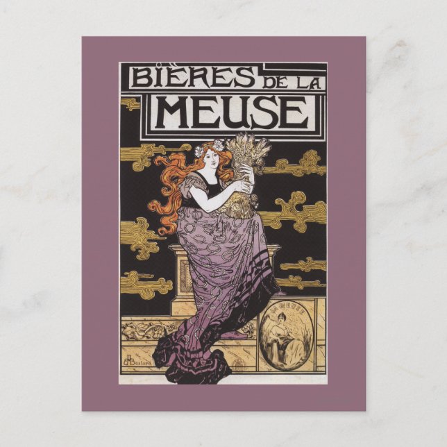 Bieres de la Meuse Promotional Poster Postcard (Front)