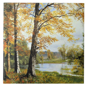 Bierstadt - A Quiet Lake, Tile