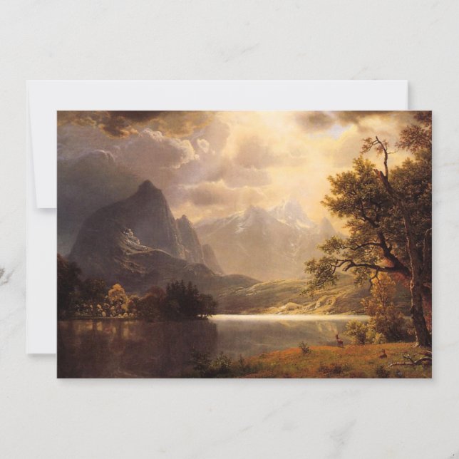 Bierstadt Estes Park Colorado Invitations (Front)
