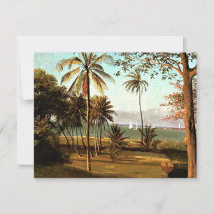 Bierstadt - Florida Scene, fine art painting, Card