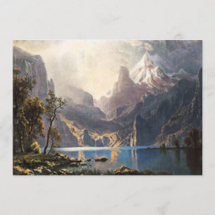 Bierstadt Lake Tahoe Invitations
