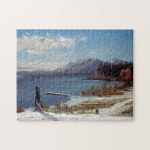 Bierstadt Lake Tahoe Painting Jigsaw Puzzle