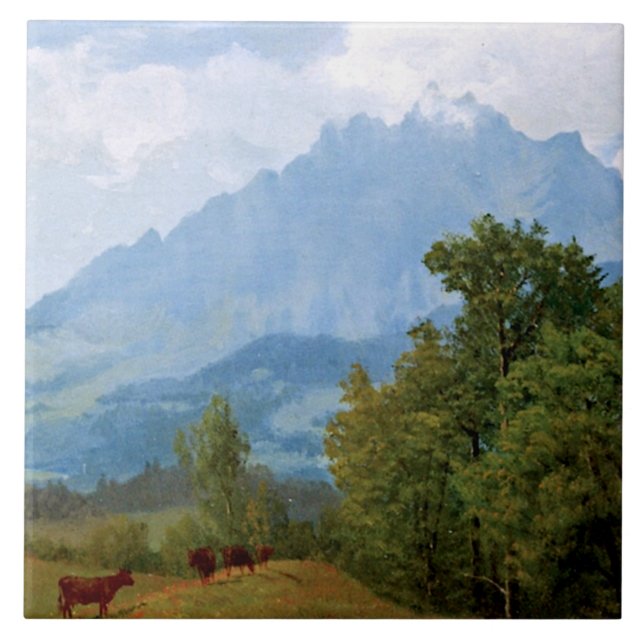 Bierstadt - Mount Pilatus Tile (Front)