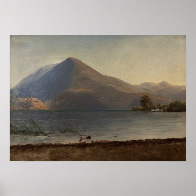 Bierstadt - On The Hudson Poster (Front)