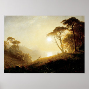 Bierstadt - Scene In Yosemite Valley Poster