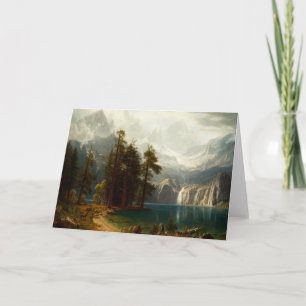 Bierstadt Sierra Nevadas Greeting Card