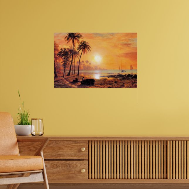 Bierstadt - Tropical Landscape Poster (Living Room 2)