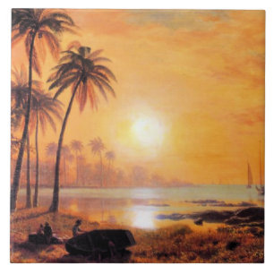 Bierstadt - Tropical Landscape Tile