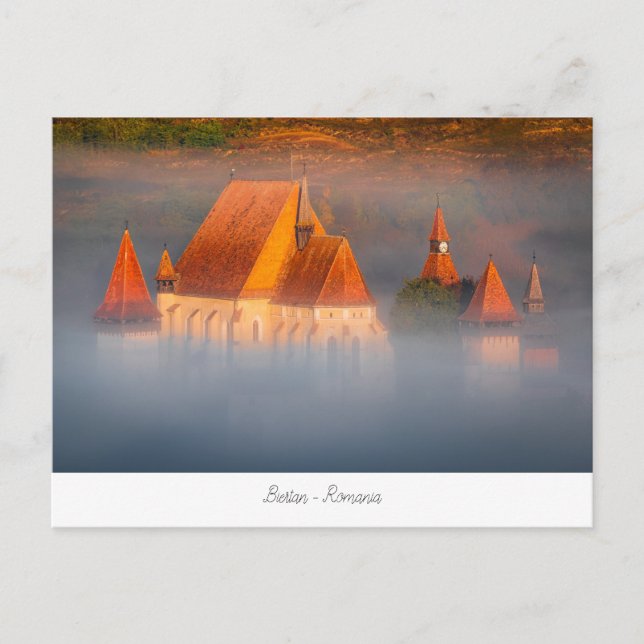 Biertan, Transylvania Postcard (Front)