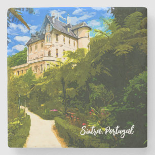 Biester Palace, Sintra Portugal Stone Coaster