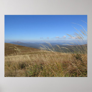 Bieszczady mountains poster