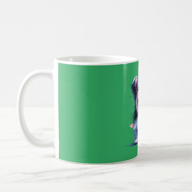 Biewer Terrier Dog Coffee Mug (Left)