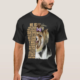 Biewer Terrier Dog Cute Drawing Inspirational For T-Shirt