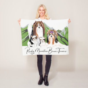 Biewer Terrier Puppy Blanket
