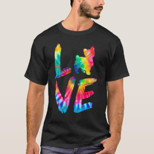 Biewer Terrier Tie Dye Love Dog Mom Dad T-Shirt