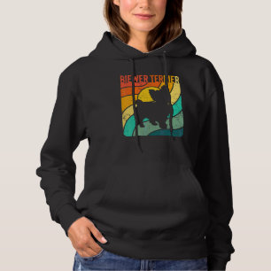 Biewer Terrier Vintage Sunset Mom Dad Hoodie
