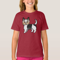 Biewer Terrier Yorkshire Terrier Cute Cartoon Dog