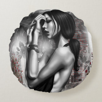 Biffey Round Throw Pillow