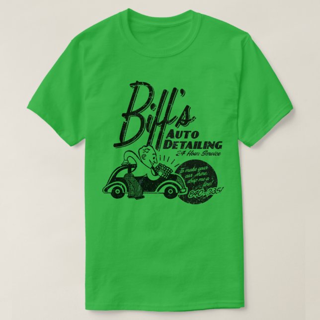 Biffs Auto Detailing T-Shirt (Design Front)