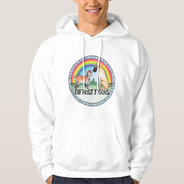 Bifrost Farms logo on sweatshirt (Front)