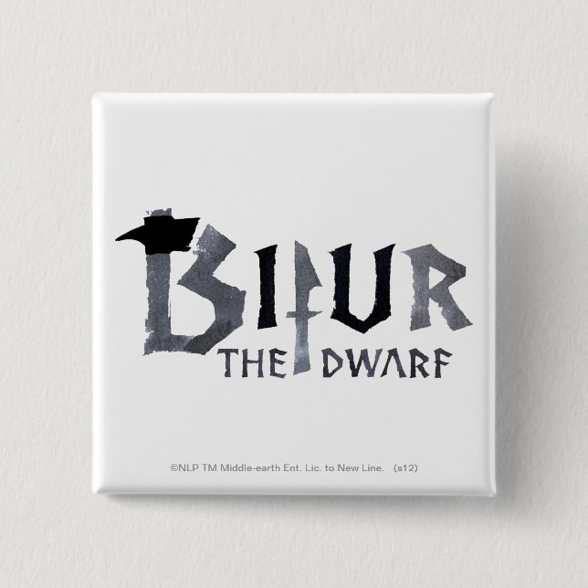 Bifur Name 2 Inch Square Button (Front)
