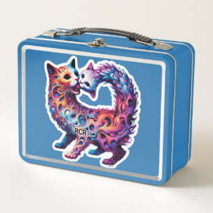 Bifuricated Cat and RCR Metal Lunchbox