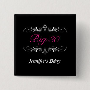 Big 30 2 inch square button