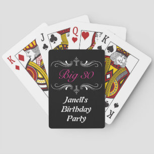 Big 30 playing cards