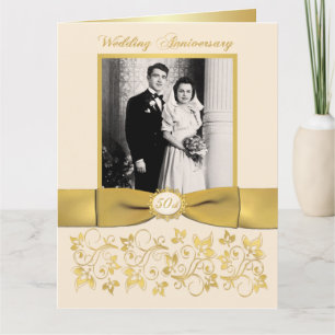 BIG 50th Anniversary Photo Guest Signing Card