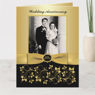 BIG 50th Anniversary Photo Guest Signing Card