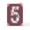Big 5th Birthday Girl Photo Collage Pink Flower