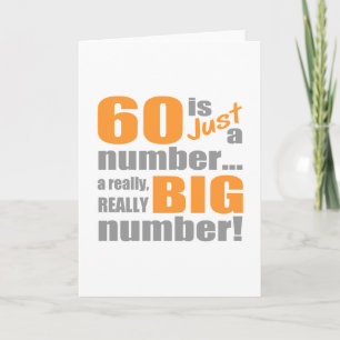 Big 60th Birthday Card