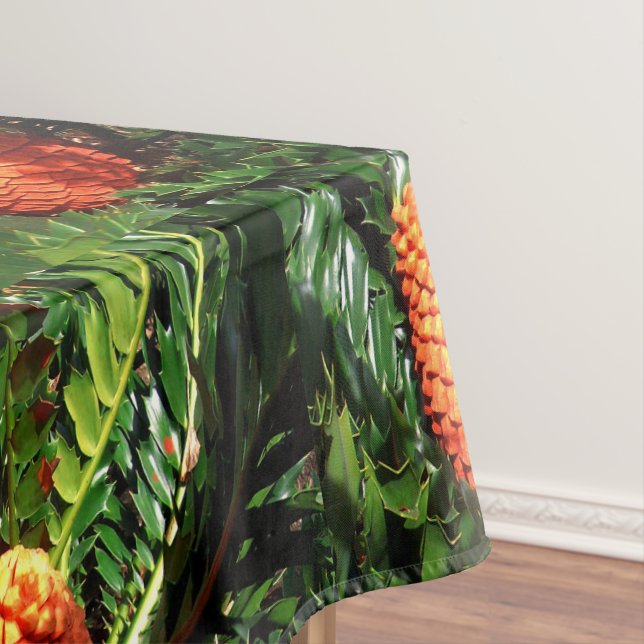 Big African Pine Cones Trees, Tablecloth (In Situ)