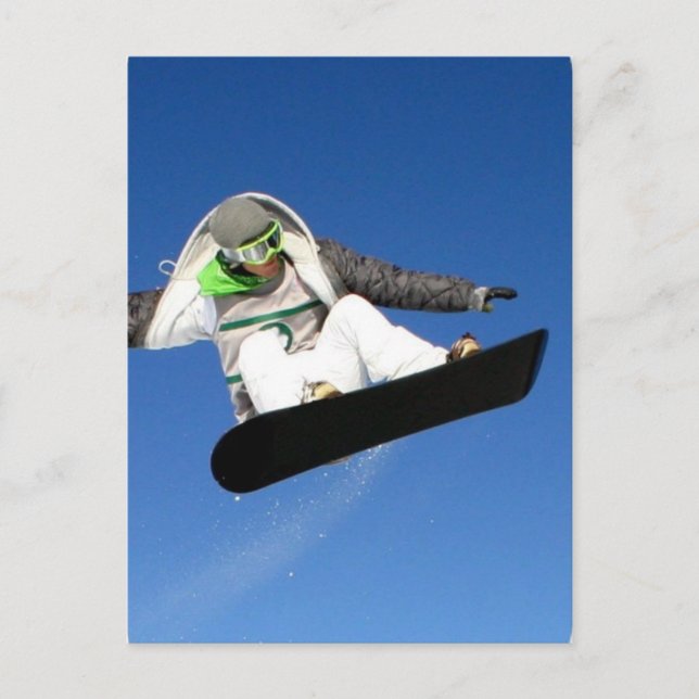 Big Air Snowboarding Postcard (Front)