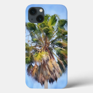 Big and Beautiful Palm Tree Art Tropical Phone iPhone 13 Case