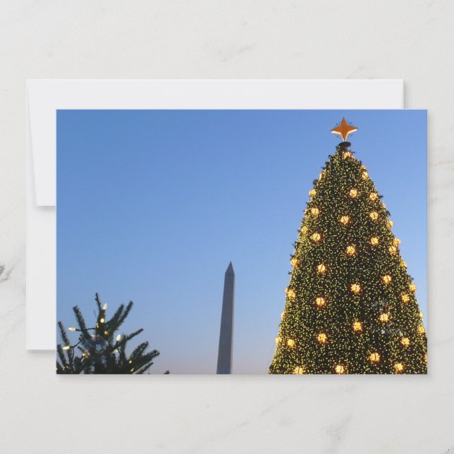 Big and Little Christmas Trees II Holiday in DC Card (Front)