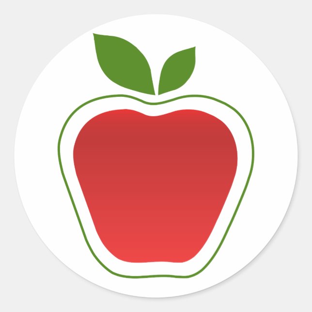 Big Apple Classic Round Sticker (Front)