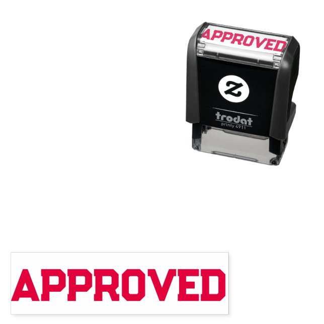Big Approved Self-inking Stamp (In Situ)