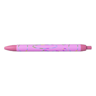 Big Arch Loops on Pink Pen