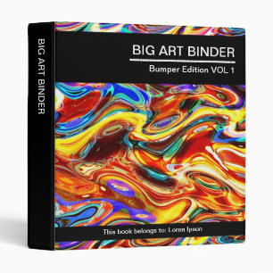 Big Art Binder 014 (1in) Colour Mixture