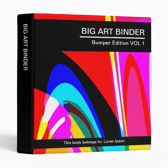 Big Art Binder 019 (1in) (Front/Spine)